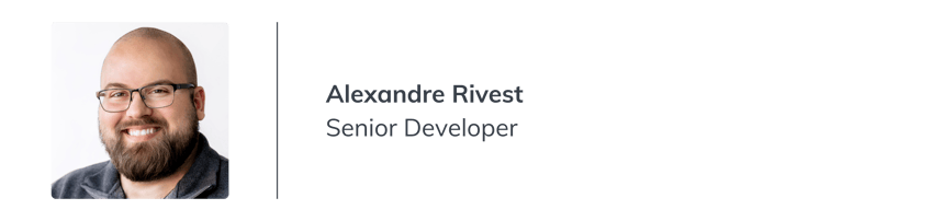 alexandre rivest senior developer and coach mentor at nexapp