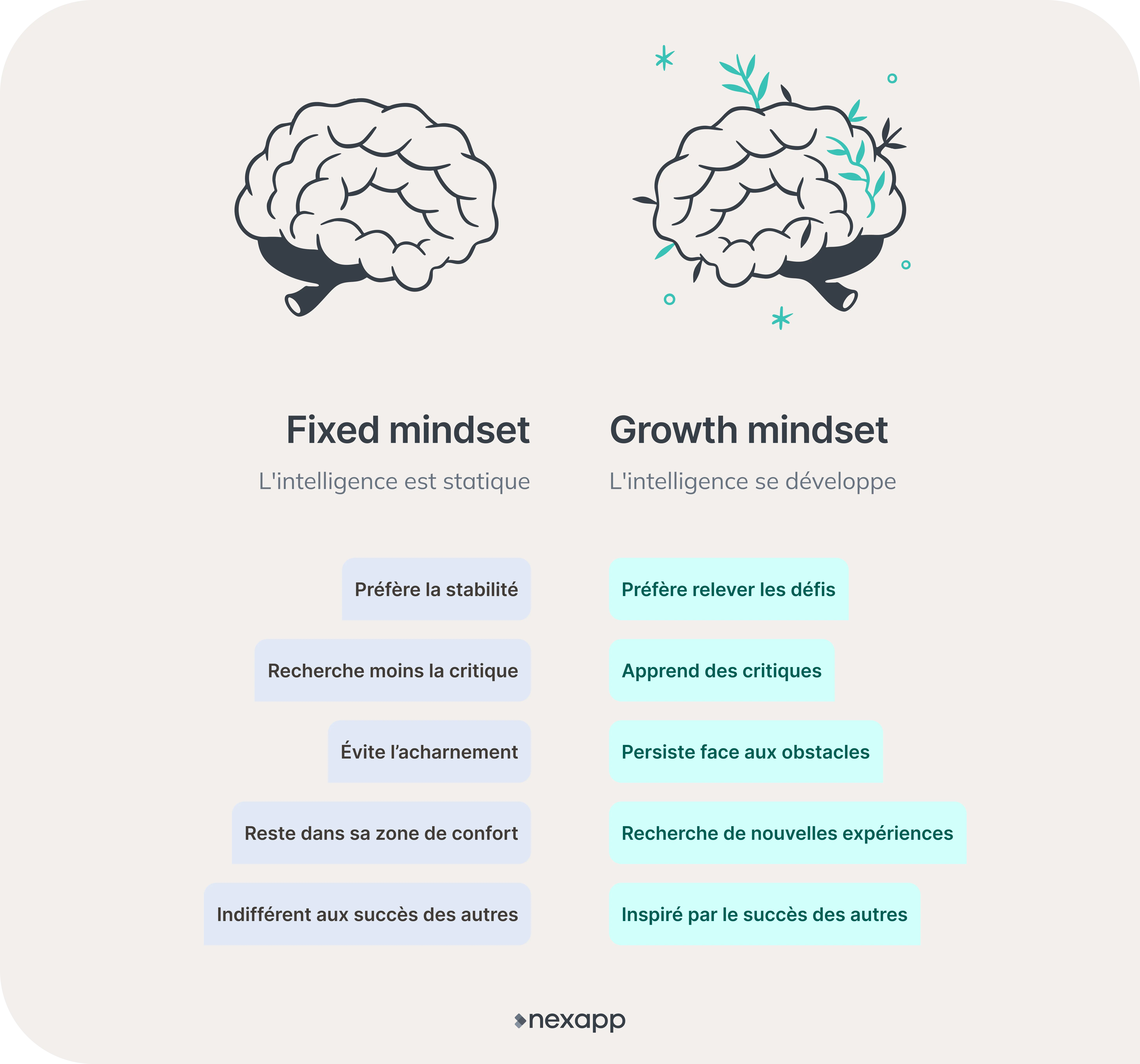 fixed mindset vs growth mindset