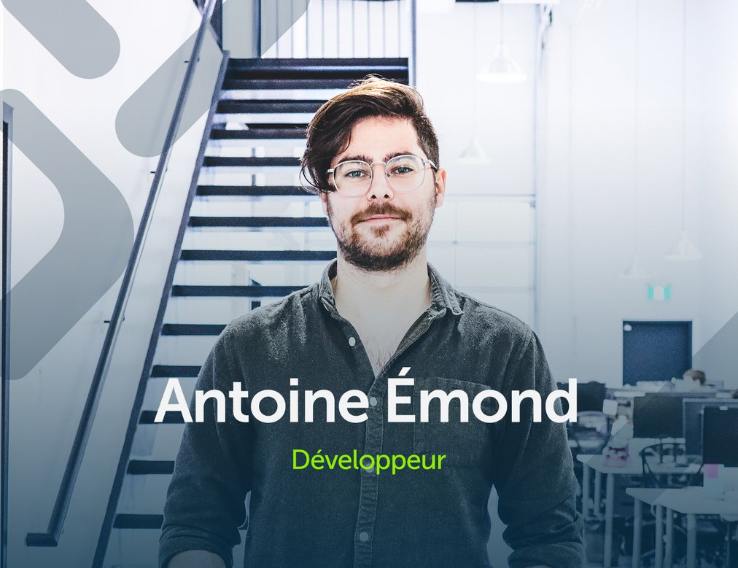 Antoine Émond, développeur chez Nexapp