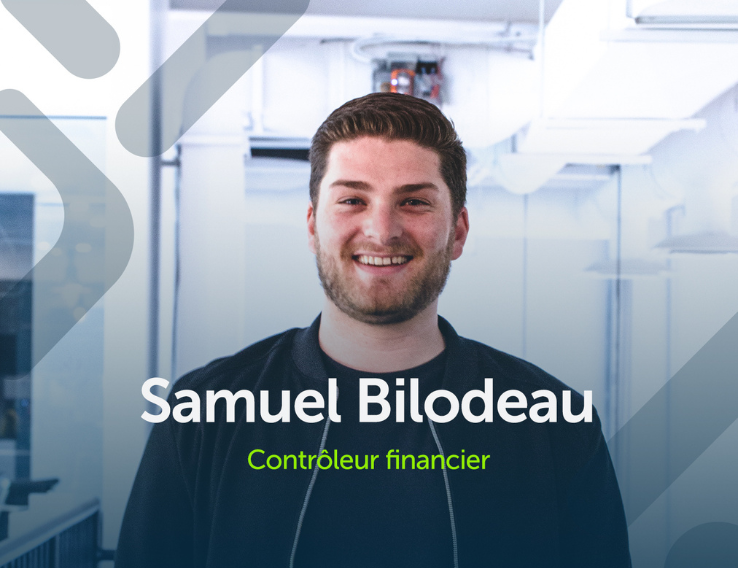 Samuel Bilodeau, Contrôleur financier chez Nexapp