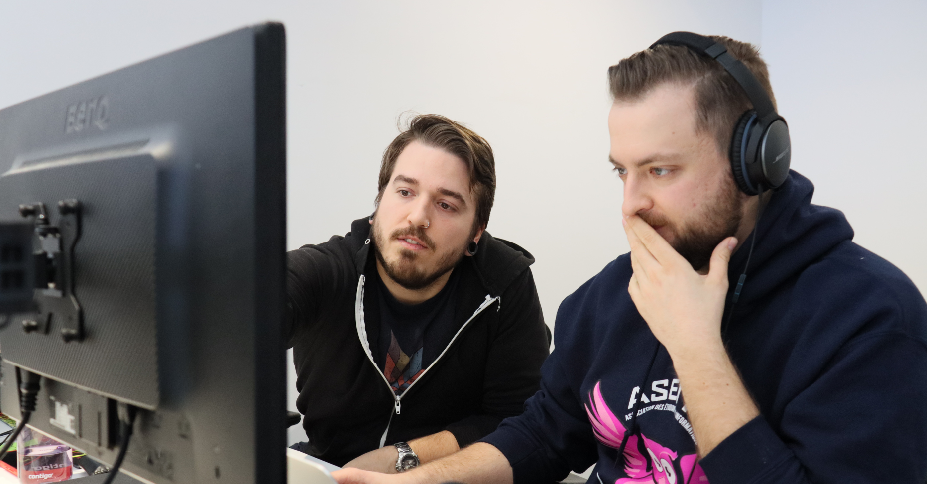 Working in pairs provides real-time feedback