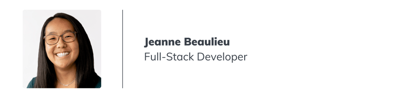 jeanne beaulieu full-stack developer at nexapp