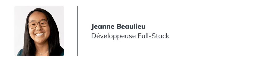 jeanne beaulieu développeuse full-stack chez nexapp