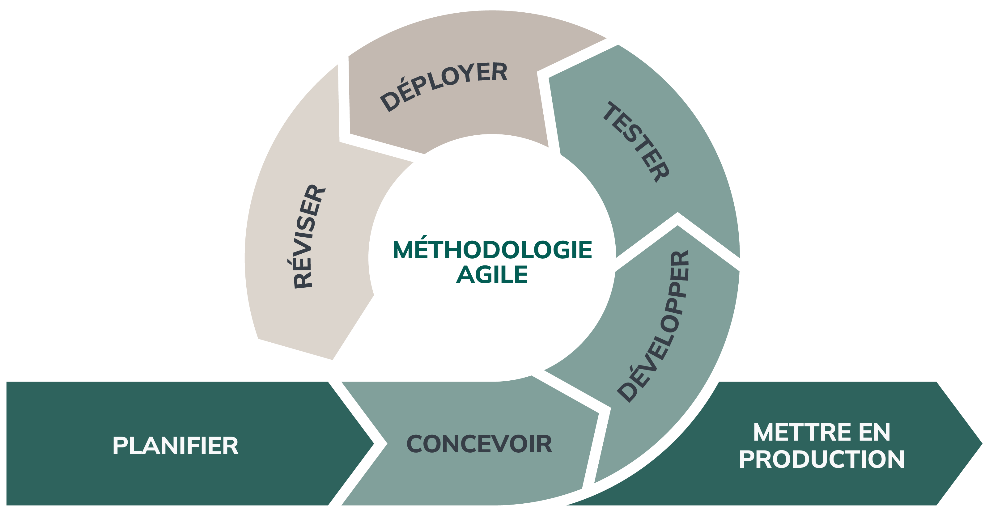 schéma détaillé méthodologie agile en développement logiciel