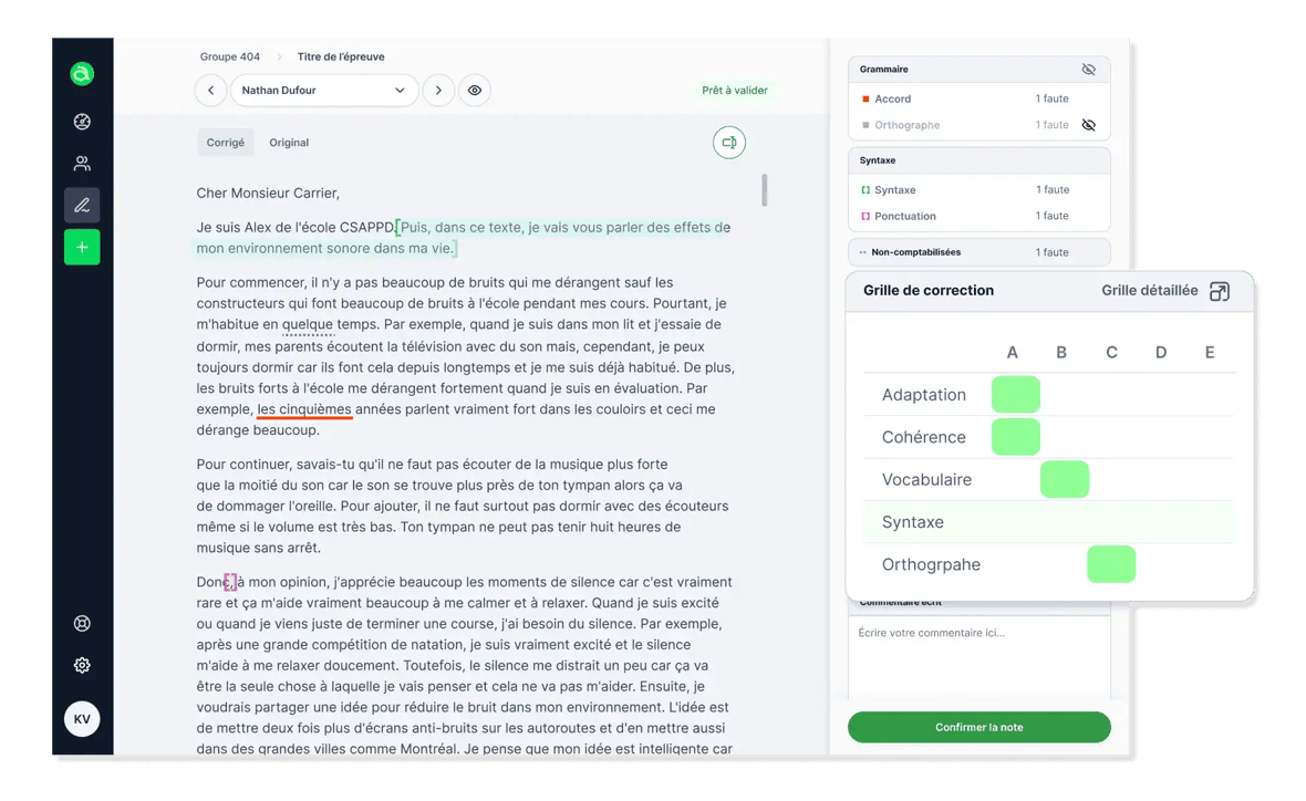fonctionnalités IA dEmilia pour laide à la correction_1
